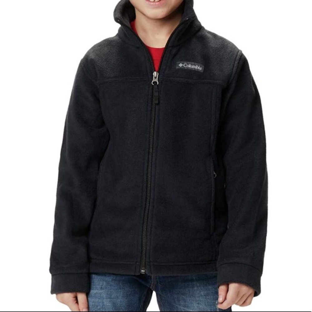 EUC Black fleece Columbia jacket. Sz XXS 4/5